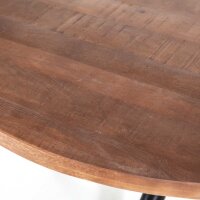 Esszimmer Tisch rund Mangoholz 130 cm