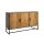 Sideboard Felino160 cm 3 T&uuml;ren Teak